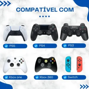 Kit 8 Grip Protetor Analógico Compatível Ps3 Ps4 Ps5 Xbox - Imagem 5
