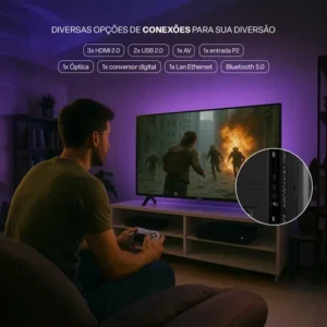 Smart Tv Dled 50 4k Toshiba 50c350ns Vidaa - Tb029m - Imagem 3
