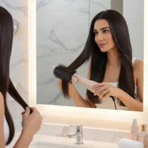 Escova Secadora alisadora e modeladora Britânia BEC07R 4 Em 1 1300W Rosa - Imagem 5