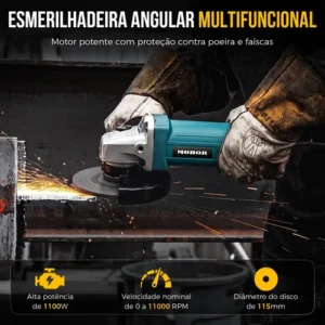 Esmerilhadeira Lixadeira 220v Angular 115mm 11000rpm - Imagem 6