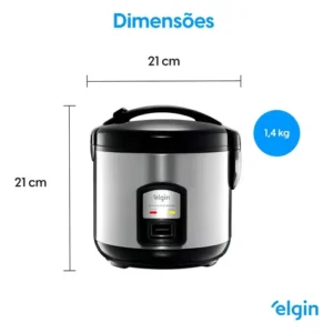 Panela de Arroz Elétrica Elgin 5 Xícaras 1 Litro 400W - Imagem 5