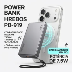 Power Bank Magnético 10000mah Para Magsafe Iphone 15 16 17 - Imagem 7