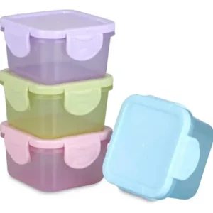 Kit 12 Potes Pequenos Congelar Papinha 50ml Tampa Hermética - Imagem 3