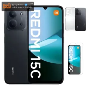 Xiaomi Redmi 15c 256gb 8gb Ram Dual Sim Capa E Pelicula Cor Preto - Imagem 1