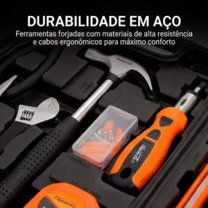 Kit Jogo De Ferramentas 129 Peças Completo Alicate Chaves - Imagem 7