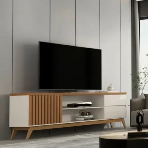 Rack Aparador Tv Até 72 Polegadas Com 2 Gavetas Berlim 1.80 - Imagem 8