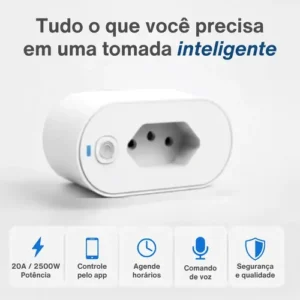 Tomada Inteligente Digital Wi-fi Plug Bivolt Automação Smart - Imagem 7