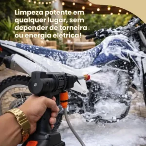 Lavadora Lava Jato Portátil Alta Pressão 2 Baterias + Maleta - Imagem 7
