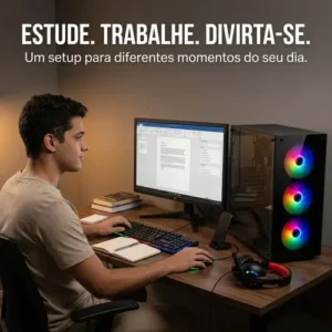 Pc Gamer Completo I7 3.4ghz 16gb Ssd 480gb 500w Monitor 19 - Imagem 4