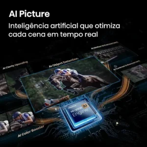 Smart TV Hisense HI-QLED 4K 50" polegadas com Processador AI, Dolby Vision Atmos e Compatibilidade Alexa - 50Q6QVV - Imagem 8