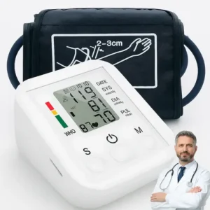 Aparelho Medidor de Pressão Arterial Aferidor Monitor Digital Uso Doméstico Automático Residencial Pressão De Braço Braçadeira Pulso Manguito Ajustável Memória Leitura Adultos Crianças Portátil - Imagem 13