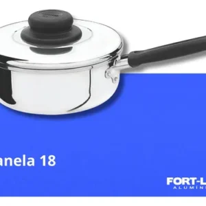 Conjunto De Panelas Caçarolas Polido Fortlar 5 Pçs. Cor Polida - Imagem 4