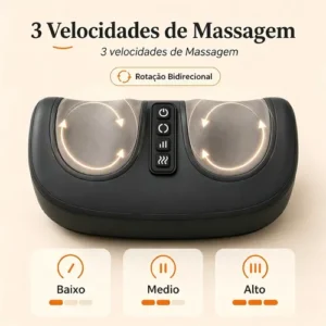 Massageador Pes Elétrico Anti Stress Pernas Relaxe Confort - Imagem 4