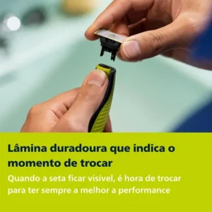 Barbeador e Aparador Elétrico Philips OneBlade para Rosto & Corpo Sem Fio e À Prova D'Água - QP2824/10 - Imagem 7
