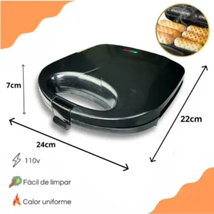 Maquina De Crepe Crepeira Crepera Hotdog Linguiça Queijo 110 - Imagem 5