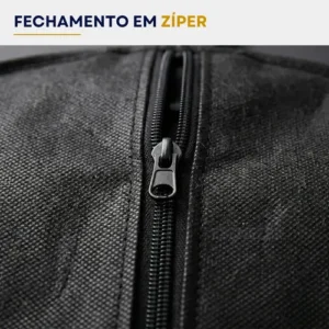Capa De Terno Impermeavel C Zíper Proteçao Antimofo P Roupas - Imagem 5