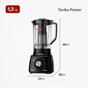 Liquidificador Turbo Power Mondial 550W - L-99 FB - Imagem 9