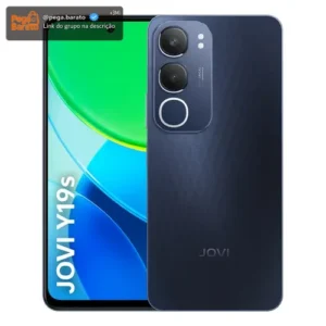Smartphone Jovi Y19s 256gb, 4+4gb Ram Turbo, Câmera 50mp, Bateria 5500mah, Carregamento 15w, Tela 90hz - Preto Safira - Imagem 1
