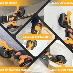 Máquina Assentar Pisos Porcelanato À Bateria 21v C/ Ventosa - Imagem 13