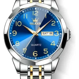 Relógio Masculino Original Olevs 9970 Aço Luminoso Clássico - Imagem 12