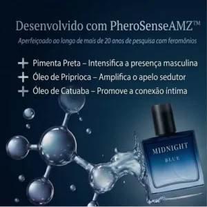 Perfume Masculino Midnight Blue 100 Ml Essencia Arabe - Imagem 10
