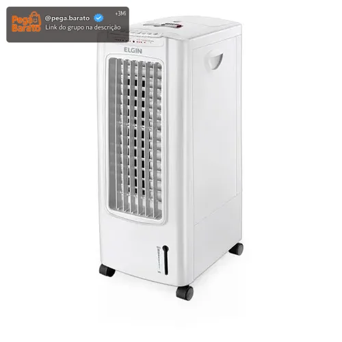 Climatizador Elgin 4 em 1 - Resfria Ventila Umidifica Purifica o Ar 7,5 litros Branco