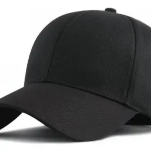 Kit 05 Boné Preto Algodão Liso Aba Curva Unissex Atacado Top - Imagem 3