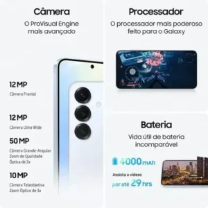 Samsung Galaxy S25 5G, 256GB, 12GB, Câmera Tripla - Prata - Imagem 4