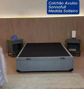 Colchão Solteiro Ortopédico Espuma D33 A Vácuo - Lucas Home Branco - Imagem 2