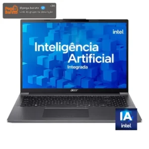 Notebook Touchscreen Acer Aspire A16-71MT-75Z5 Com IA Intel® Core™ Ultra 7 155U 16GB RAM 512SSD 16” Windows 11 - Imagem 1