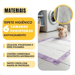 Tapete higiênico para cães ultra pads lavanda 80cm x 60cm Petlike com 30 unidades - Imagem 7