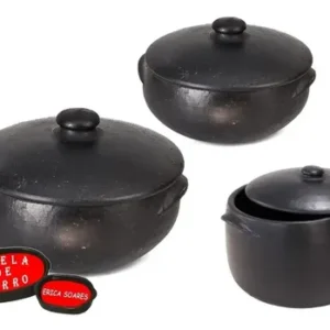 Conjunto Kit Panelas De Barro Capixaba Nº 0,00,01. - Imagem 3