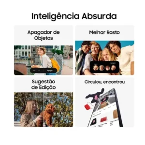 Celular Samsung Galaxy A57 5G 128GB, 8GB RAM, Câmera 50MP, IP68, Super AMOLED 6.7", Recursos AI -Cinza - Imagem 10