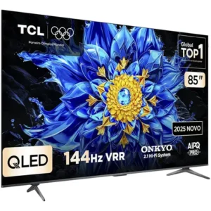 Smart TV TCL 85 Polegadas QLED 4K P8L WiFi Bluetooth Google TV HDR10+ 144 Hz VRR 85P8L - Imagem 2