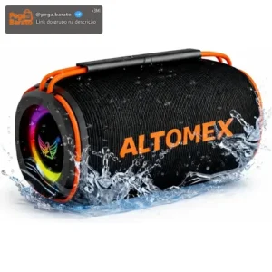 Caixa Caixinha De Som Bluetooth Pendrive Fm Sd Portátil Ipx6 - Imagem 1