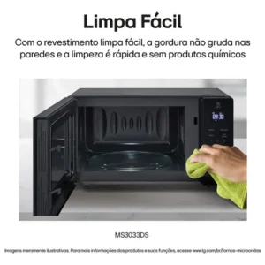 Micro-ondas NeoChef LG 30L Preto Limpa Fácil - 127V - Imagem 7