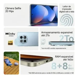 Xiaomi Redmi Note 15 256gb 16gb Ram Lançamento 2026 + Brinde - Imagem 7