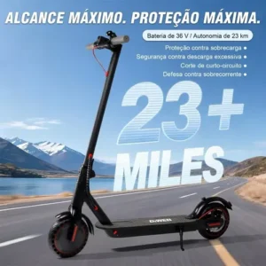 Patinete Scooter Elétrico Com Velocidade Até 30 Km Bluetooth - Imagem 10