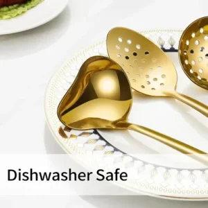 Kit Faqueiro Dourado Luxo Jogo Talheres Inox 11 Pçs - Imagem 12