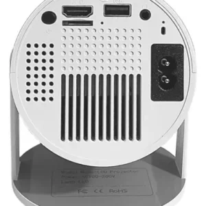 Projetor Led Mini VLX 4K Android 11 Branco Bluetooth HY300-A Wi-Fi 6 HD - Imagem 5