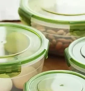 Kit 4 Potes Herméticos Redondos Para Armazenamento De Alimen - Imagem 4