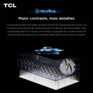 Smart TV TCL 75 Polegadas QLED 4K P7L WiFi Bluetooth Google TV HDR10+ 120 Hz VRR AIPQ 75P7L - Imagem 6