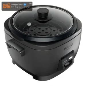 Panela De Arroz Elétrica Dako 700w Com 4 Litros 10 Xícaras Cinza - Imagem 1