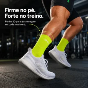 Kit 2 Par Meia Esporte Fitness Corrida Ciclismo Academia Gym - Imagem 6
