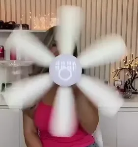 Ventilador De Teto Silencioso De 3 Modos com Lâmpada Controle Branco - Imagem 2