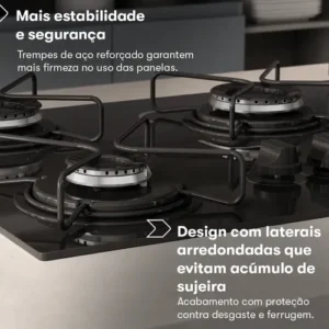Cooktop Itatiaia Essencial 5 Bocas Preto - Imagem 7