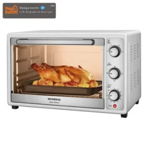 Forno Elétrico 52L Grand Family II, Mondial, Branco/Inox, 1800W FRN-52-W - Imagem 1