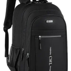 Mochila Grande Masculina Reforçada Notebook Preta Escolar - Imagem 2