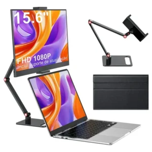 Monitor Portátil ZokTop 15.6" Full HD IPS com VESA e Suporte Ajustável - Imagem 8