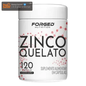 Zinco Quelato 264% Máxima Concentração 120 Cápsulas - Forged Nutrition Sabor Sem sabor - Imagem 1